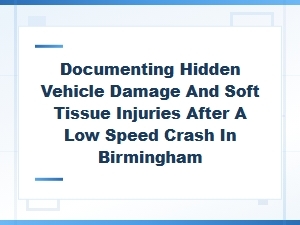 Documenting Hidden Crash Damage and Injuries in Birmingham