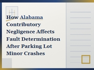 Alabama Contributory Negligence in Minor Parking Lot Crashes