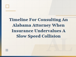 When to Hire an Alabama Lawyer After a Slow-Speed Crash